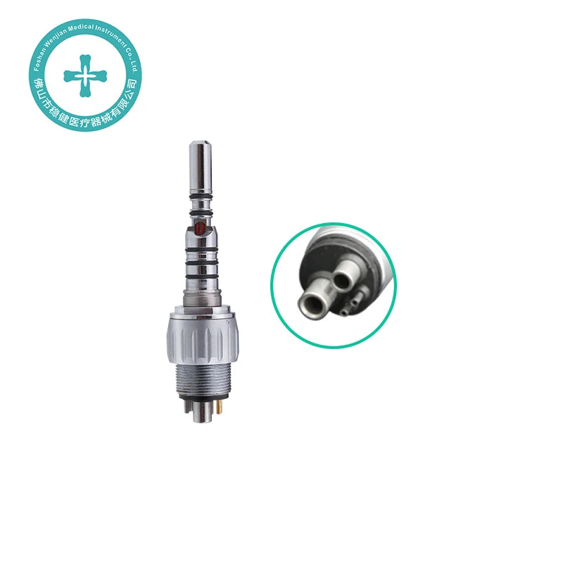 Dental rotation High Speed Handpiece Kavo Type QuickCoupling E-Generator LED Light Four Point Water Spray Coupler Dentistry Tool