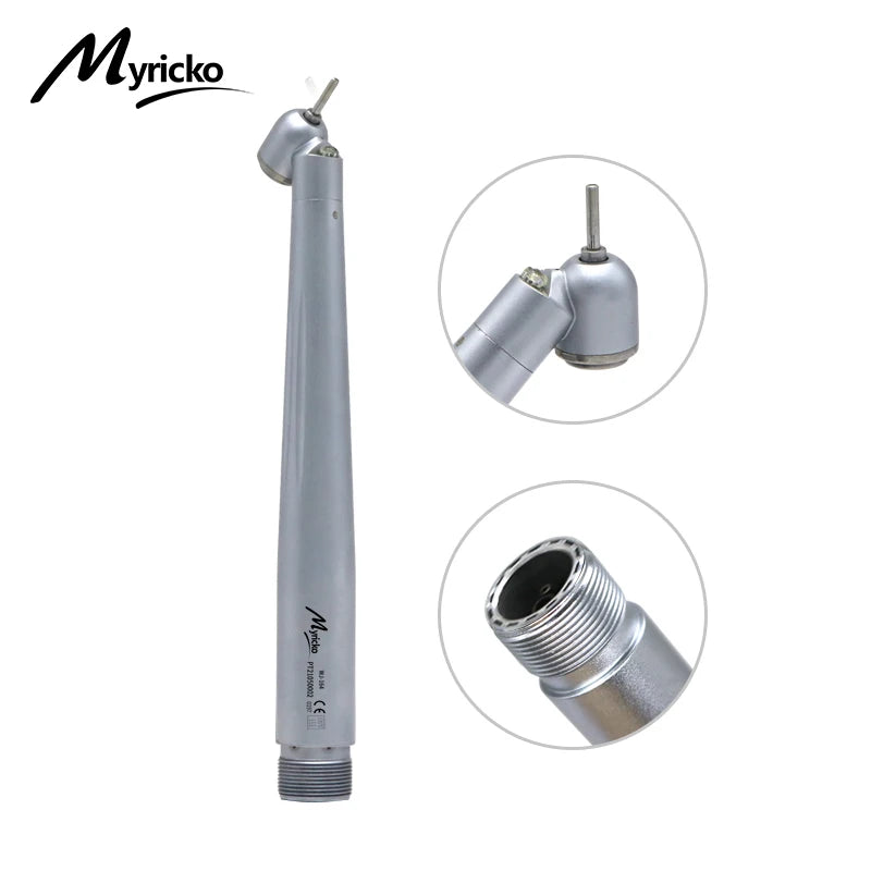2 /4 Hole Dental LED 45 Degree E generator Surgical LED Standard Push Button Handpiece Single Water Spray Turbine rotation