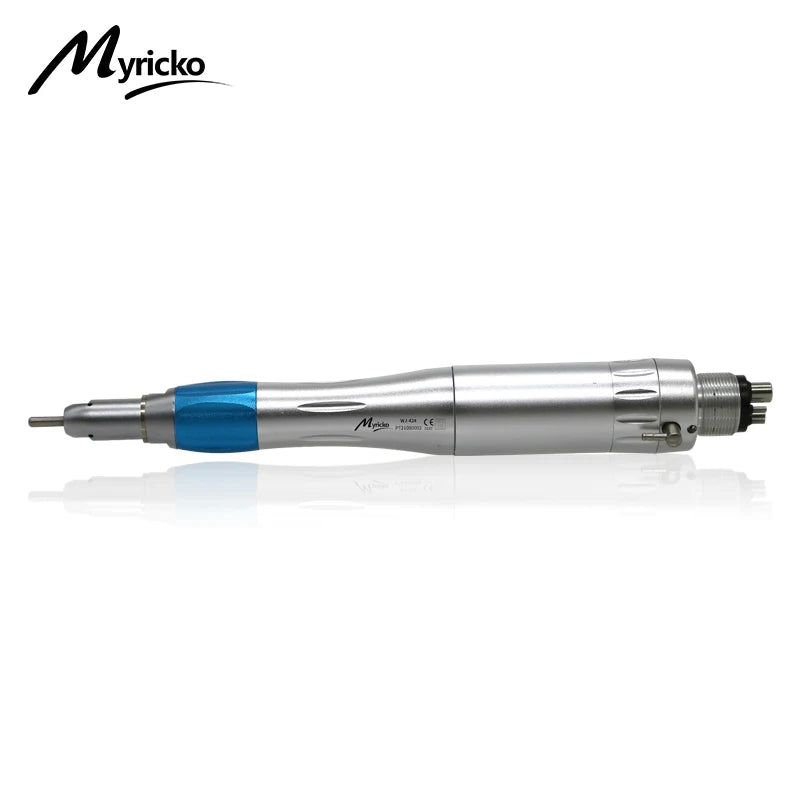 Myricko Dental contra angle straight low speed external rotation Handpiece Electric Micromotor polishing brush Air Turbine