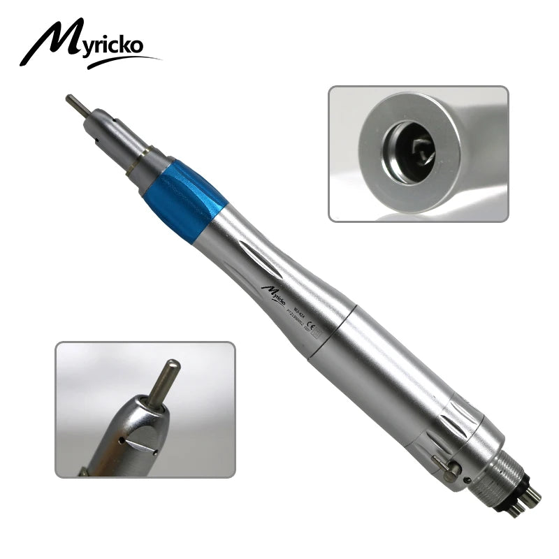 Dental Low Speed rotation  Handpiece External Water Turbine Straight Key Type/Push Button Contra Angle  Air Motor 2/4 Holes