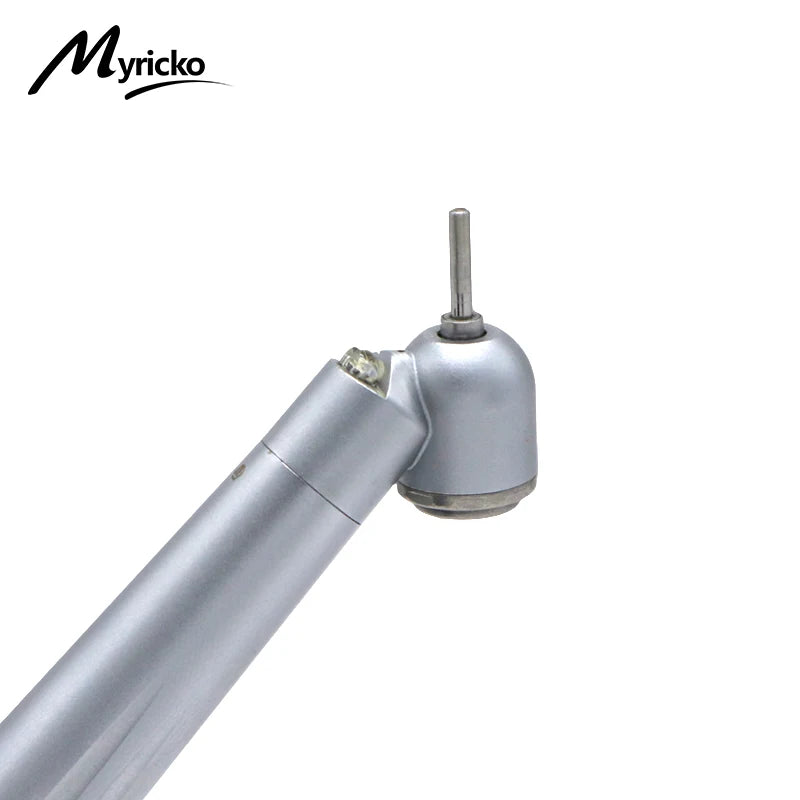 2 /4 Hole Dental LED 45 Degree E generator  Surgical  LED Standard Push Button Handpiece Single Water Spray Turbine rotation