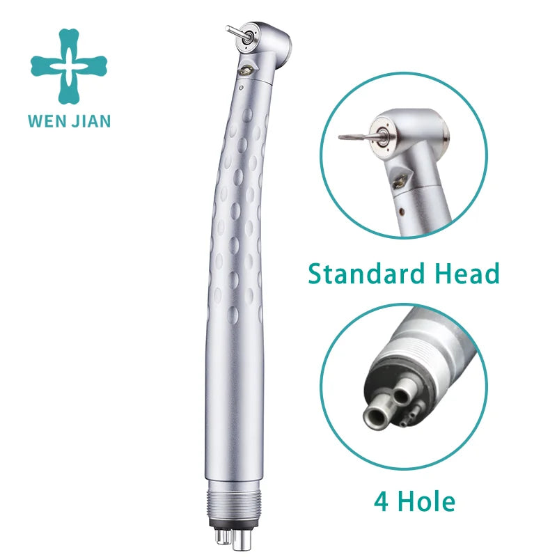 WenJian Dental High Speed Handpiece rotation Three Point Water Spray Led Light Dentist Oval Patten Mechanical Tools Dentistry