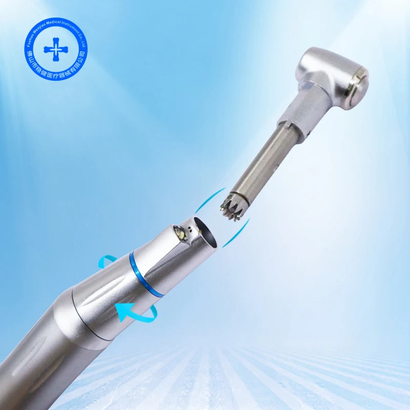 WenJian Dental Slow Low Speed Handpiece Internal Water Spray Dentist Jet Straight Contra Angle Air Motor Kit Dentistry Tool