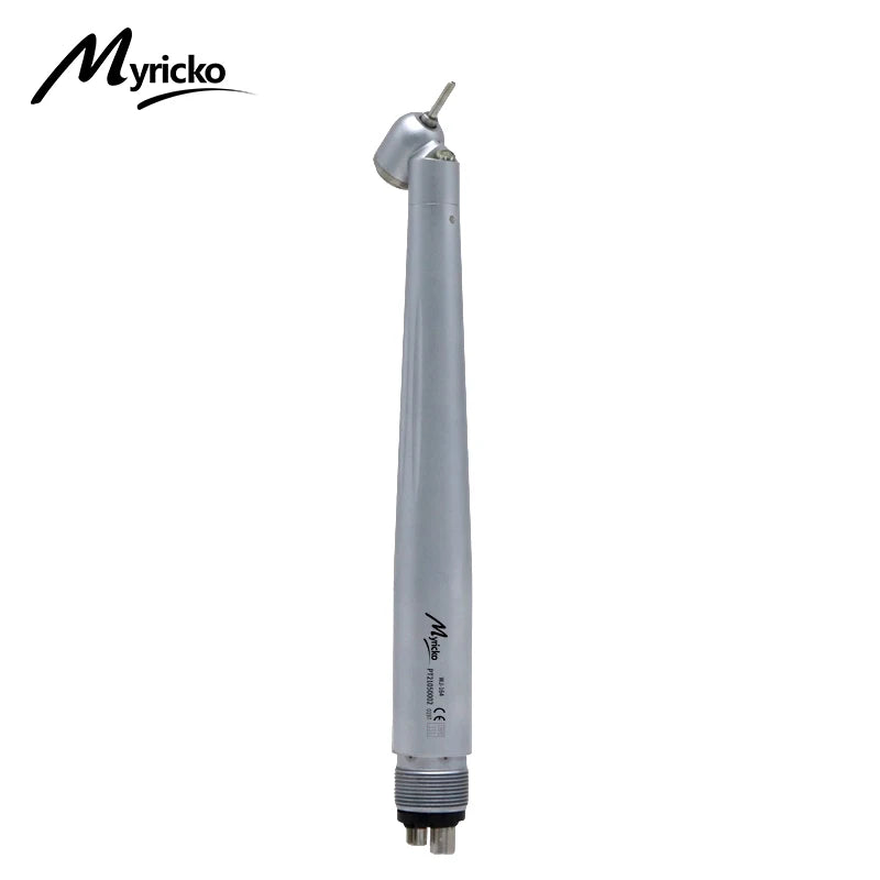 2 /4 Hole Dental LED 45 Degree E generator  Surgical  LED Standard Push Button Handpiece Single Water Spray Turbine rotation