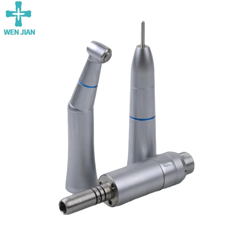 WenJian Dental Slow Low Speed Handpiece Internal Water Spray Dentist Jet Straight Contra Angle Air Motor Kit Dentistry Tool