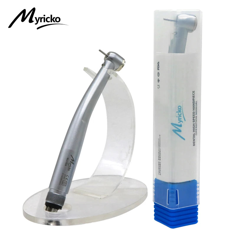 Dental LED High Speed Handpiece rotation Standard Head Air Turbine E-Generator Stainless Bearing Dentist Tips Triple Water Spray