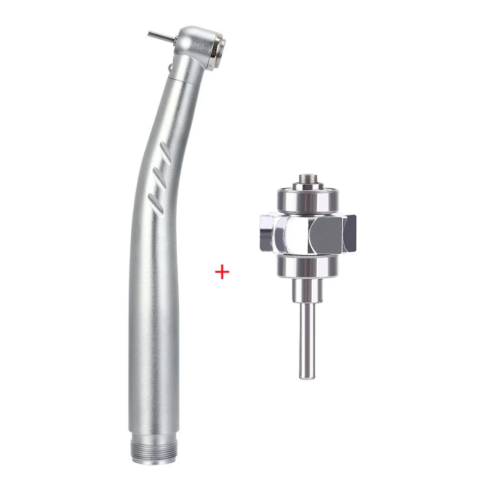 Azdent Dental LED High Speed Handpiece E-generator Integrated Standard Head Push Button 3 Water Spray JD008A-SP