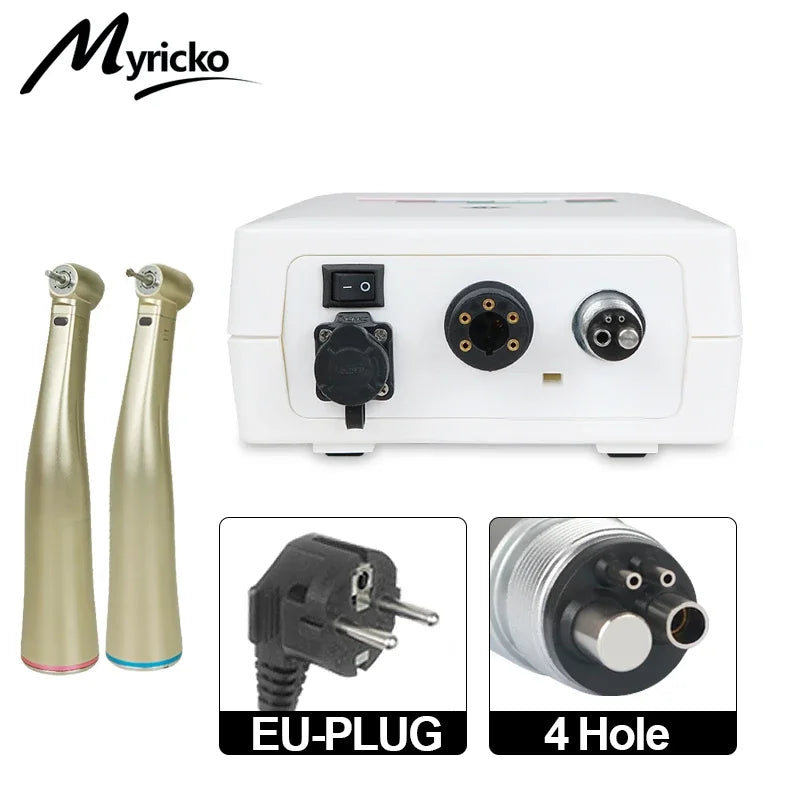 Fiber Optical Electric Motor: Dental Clinical Brushless LED Micromotor with Handpiece, Dentist Tips & Odontologia Lab Equipment