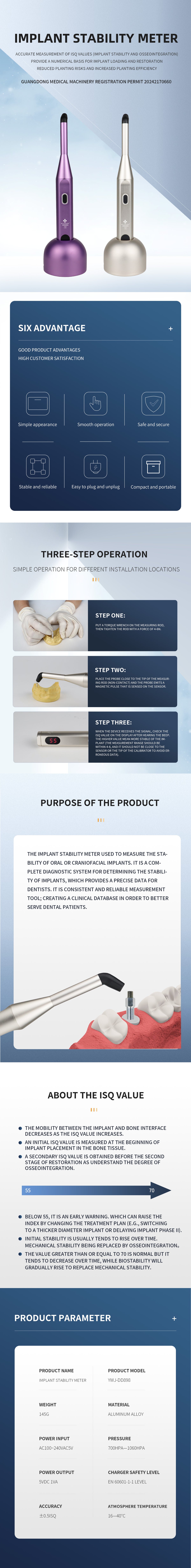 Sti Prof Professional ISQ Implant Stability Device - Assesses Dental & Craniofa ...