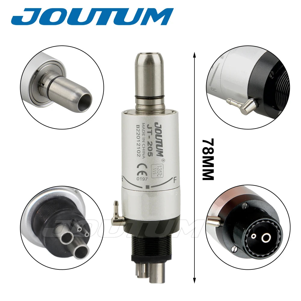 Dental High and Low Speed Handpiece Kit High Speed 5 Led light  Handpiece Push Putton 1:1 Contra Angle Air Motor Set