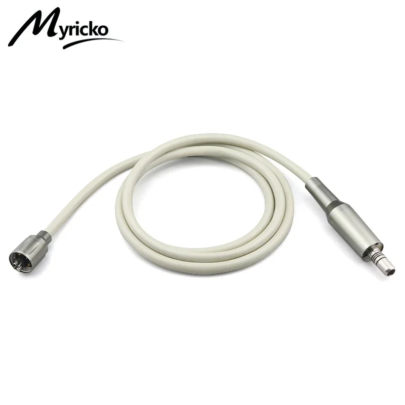 Dental Led Handpiece for Brushless Micromotor Linking Pipelines Electric Motor Internal Water Spray Compatible