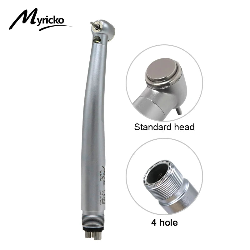 LED Dental Handpiece High Speed Push Button 3 Water Spray Light Ceramic Bearings Dentistry Tips Air Turbine High Rotation Pens