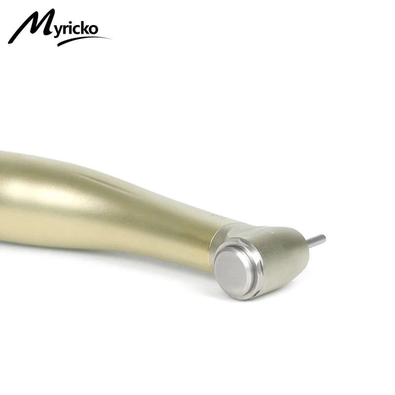 Myricko 1:5/1:1 Fiber Optic Contra Angle Dental Low Speed Red Rings Handpiece Micromotor Push Button Dentistry Instrument Tools