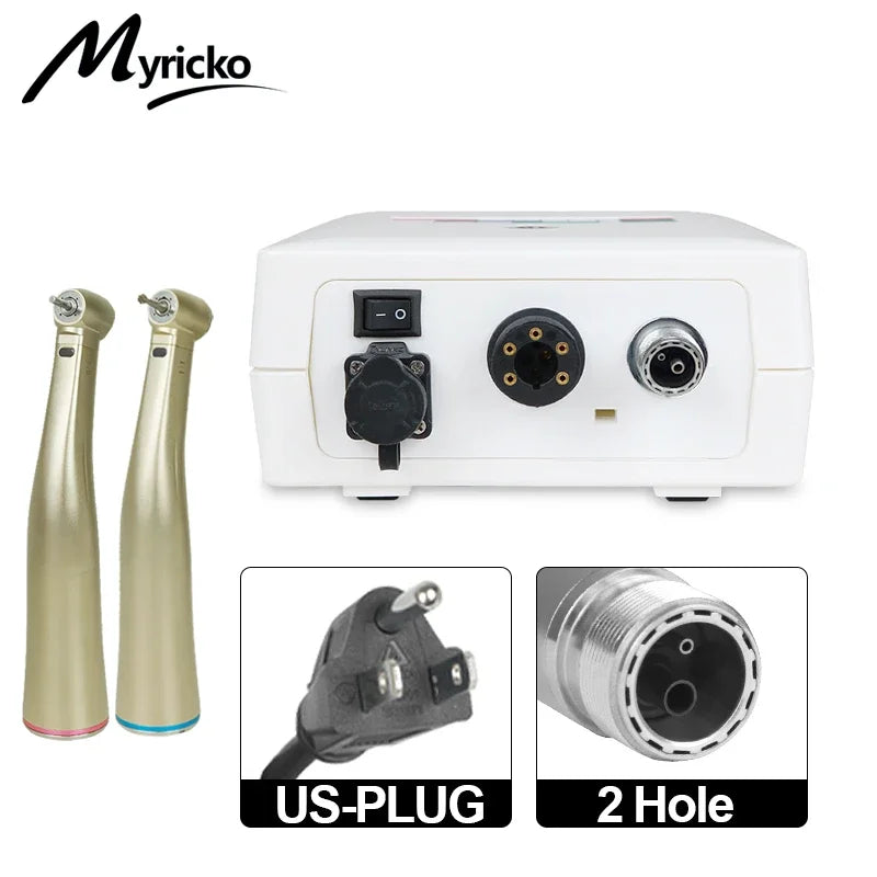 Fiber Optical Electric Motor: Dental Clinical Brushless LED Micromotor with Handpiece, Dentist Tips & Odontologia Lab Equipment