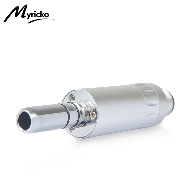 Dental Low Speed Contra Angle Handpiece Set 2/4Holes Air Turbine Motor Straight External Water Spray Push Button Dentistry Tools