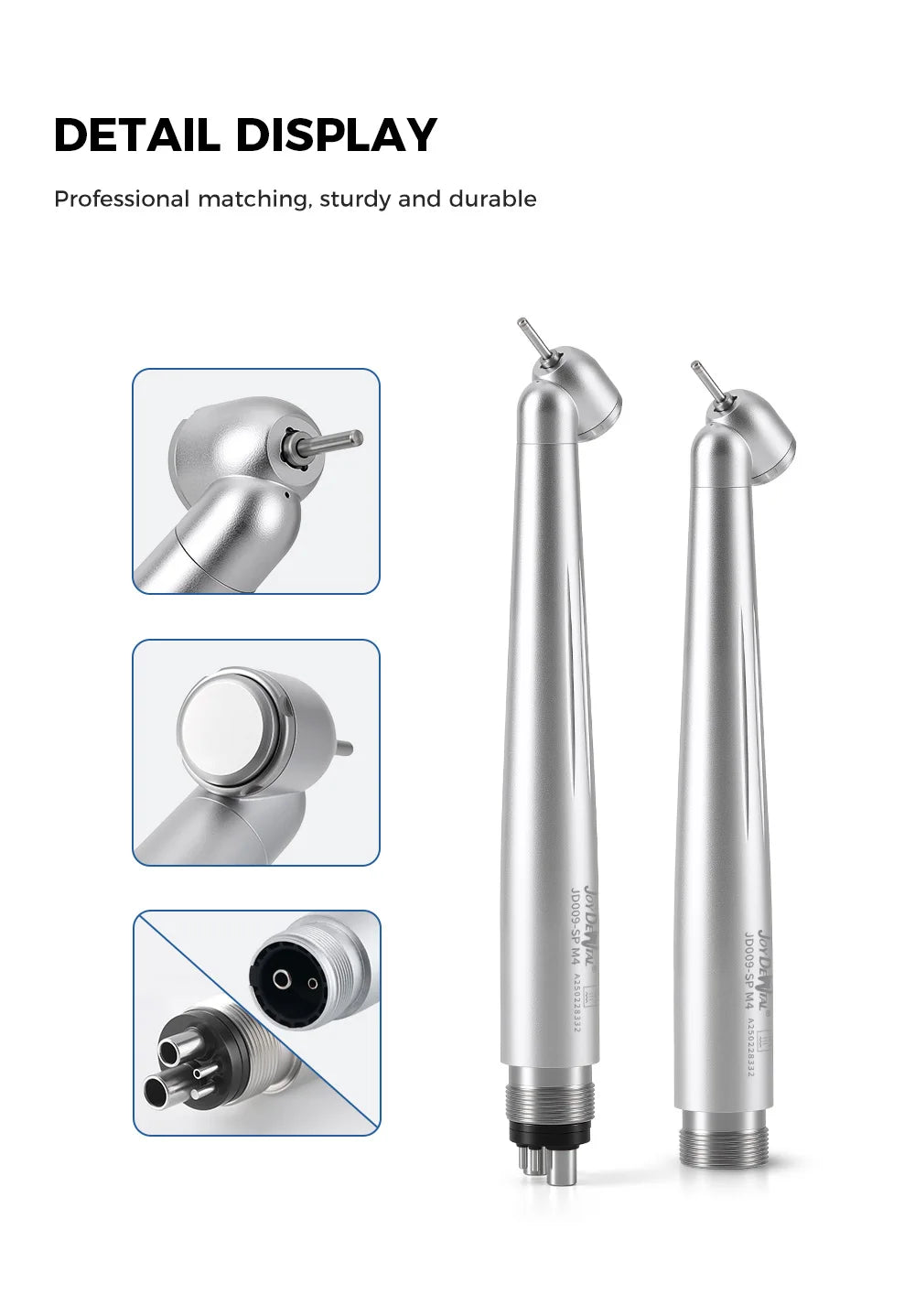 Pièce à main chirurgicale dentaire AZDENT à 45 degrés, haute vitesse, tête standard, bouton-poussoir, pulvérisation unidirectionnelle, outils pour dentistes