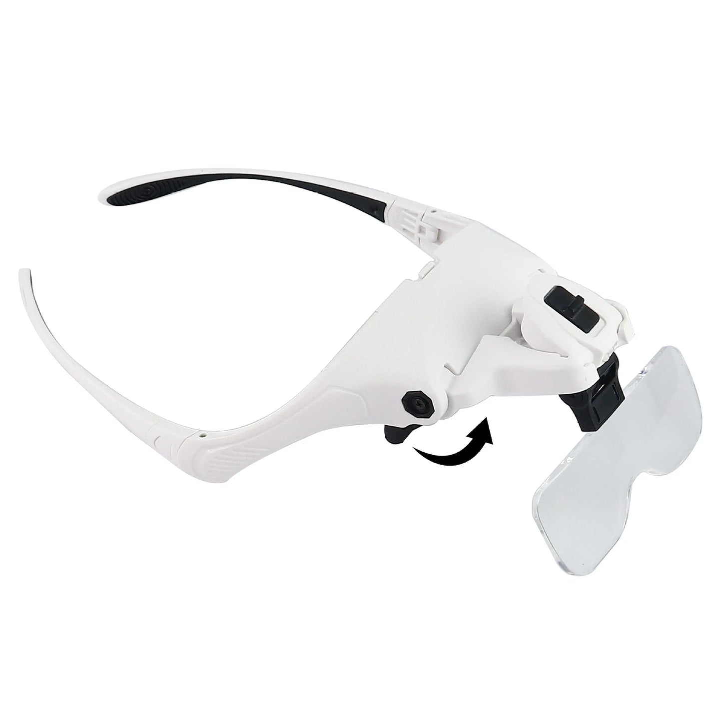 Magnifying Glasses 1.0/1.5/2.0/2.5/3.5X Headband Eye Repair Magnifier 2 LED Light Glasses Loupe Optical Lens