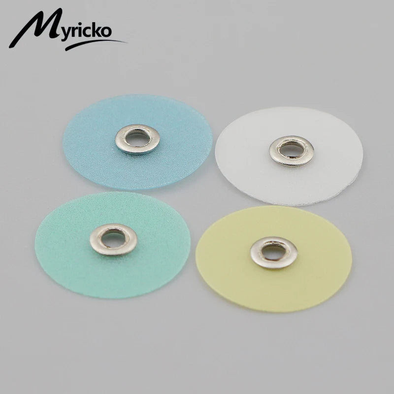 Dental Polishing Discs Gross Reduction Contouring Mandrel Stripe 4 Color Dentist Tool Set Dentistry Material for Teeth Whitening