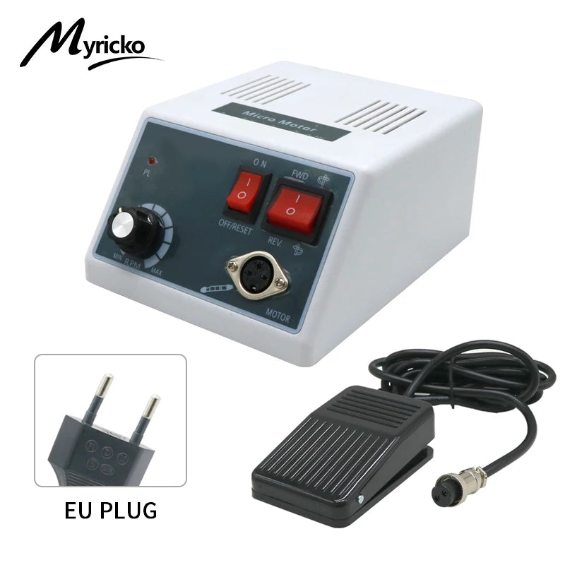Myricko Dental Eletric Polishing Brushless Lab Motor 18/102/204  Clinic Micromotor Set Dental Tool