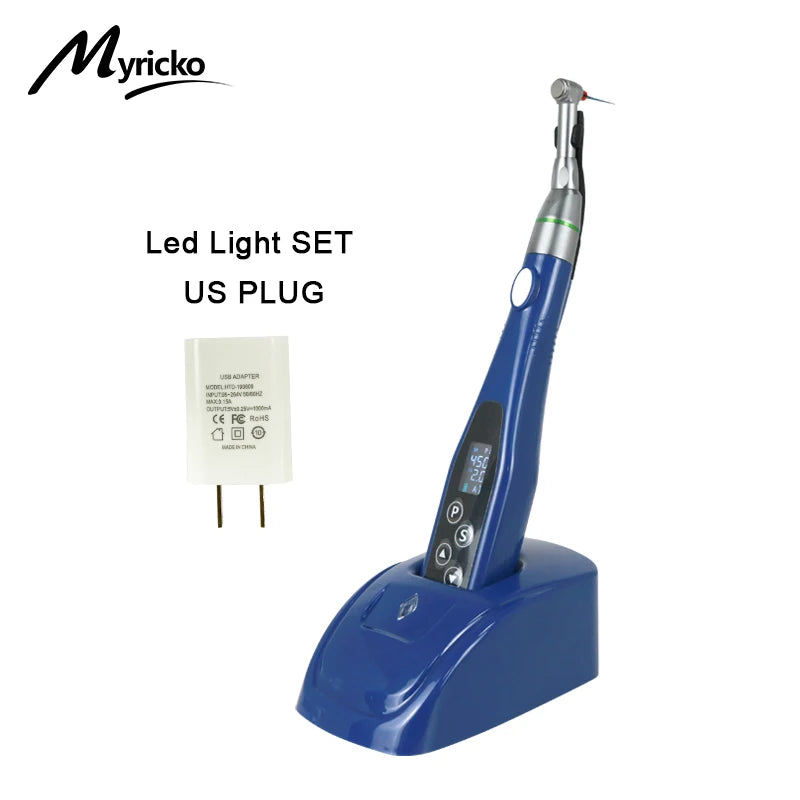 EndoMotor 16:1 Dental Reduction Equipment Wireless Endo With LED Light Imported Motor Root Canal Instrument Dentist Tips
