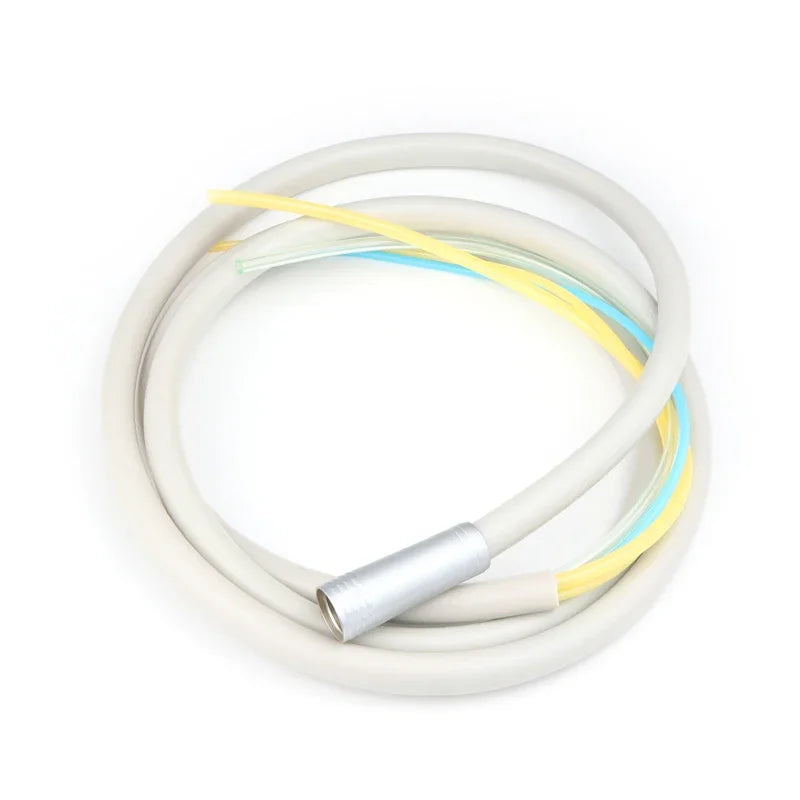 Dental 2/4 Holes Tubing: Silicone with Connector, Hose Cable for High Speed Handpiece, Dental Chair & Dentist Dentistry Tool