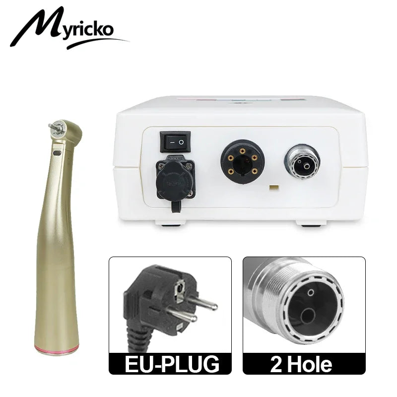 Fiber Optical Electric Motor: Dental Clinical Brushless LED Micromotor with Handpiece, Dentist Tips & Odontologia Lab Equipment