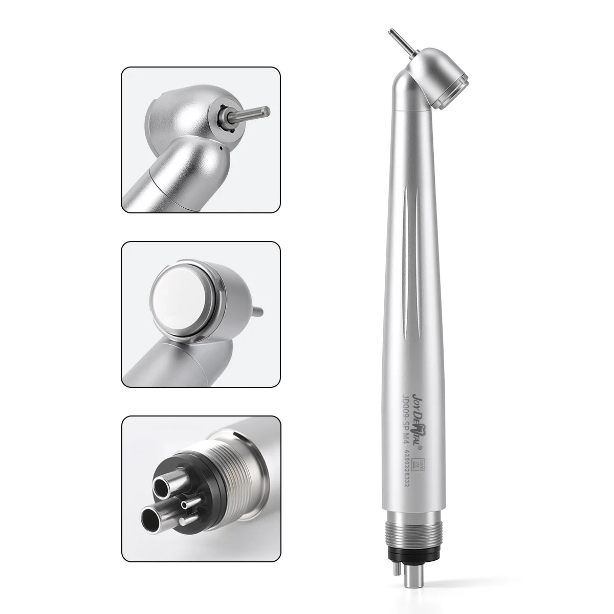 AZDENT Dental 45 Degree Surgical High Speed Handpiece Standard Head Push Button Single Way Spray Handpiece Dentists Tools