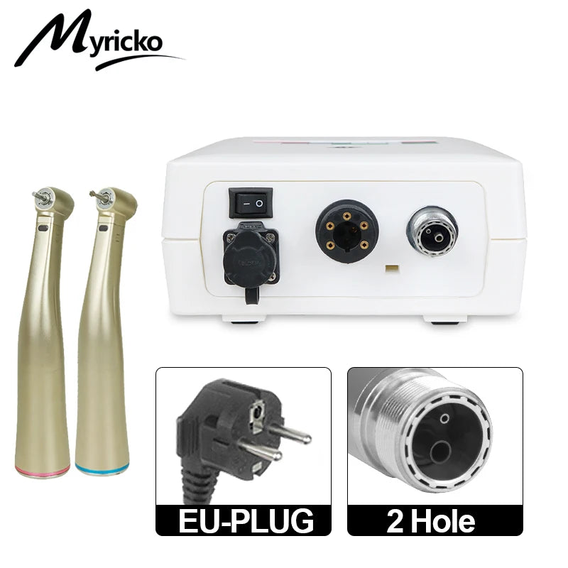 Fiber Optical Electric Motor: Dental Clinical Brushless LED Micromotor with Handpiece, Dentist Tips & Odontologia Lab Equipment