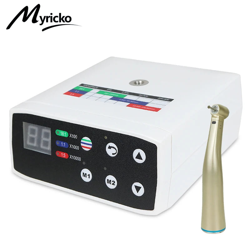Fiber Optical Electric Motor: Dental Clinical Brushless LED Micromotor with Handpiece, Dentist Tips & Odontologia Lab Equipment