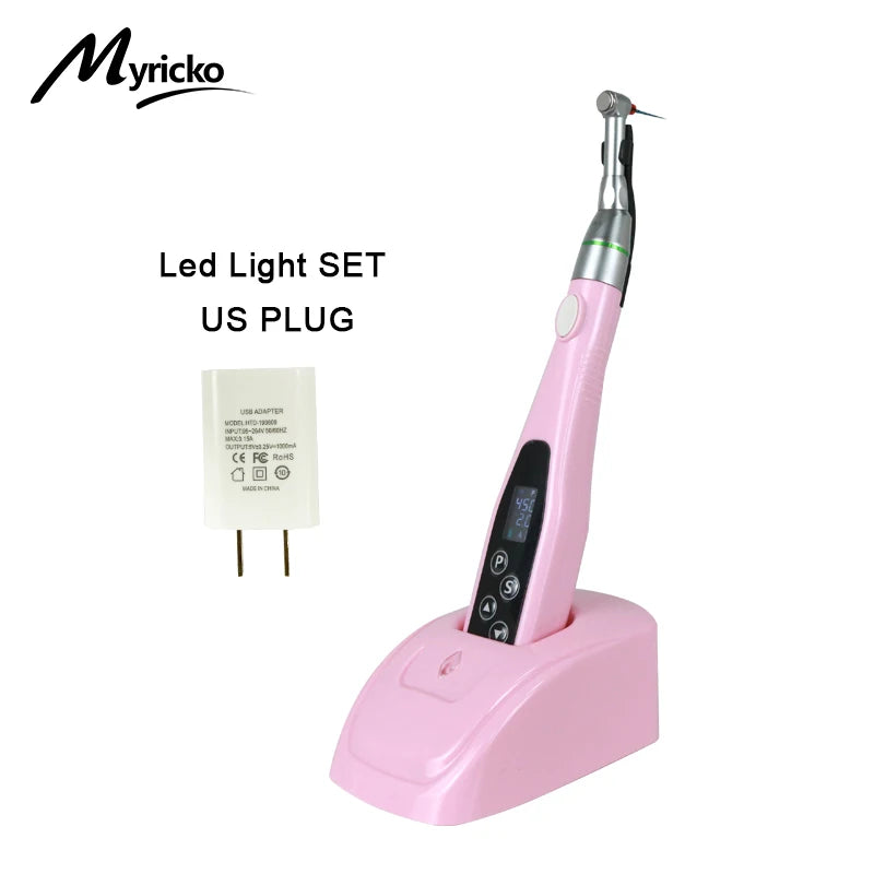 EndoMotor 16:1 Dental Reduction Equipment Wireless Endo With LED Light Imported Motor Root Canal Instrument Dentist Tips