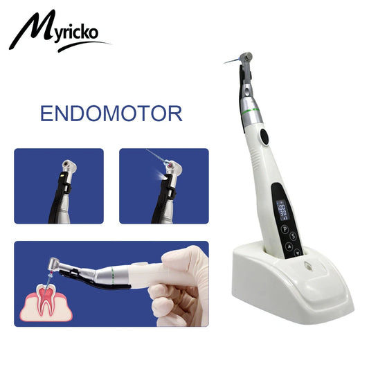 EndoMotor 16:1 Dental Reduction Equipment Wireless Endo With LED Light Imported Motor Root Canal Instrument Dentist Tips