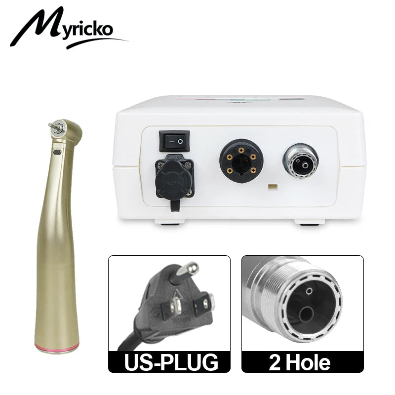 Fiber Optical Electric Motor: Dental Clinical Brushless LED Micromotor with Handpiece, Dentist Tips & Odontologia Lab Equipment