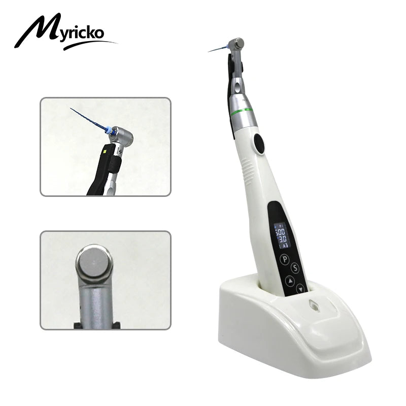 EndoMate Wireless LED Endo Motor: 16:1 Reduction Contra Angle Tool, Endodontic Kit, and Essential Dental Equipment