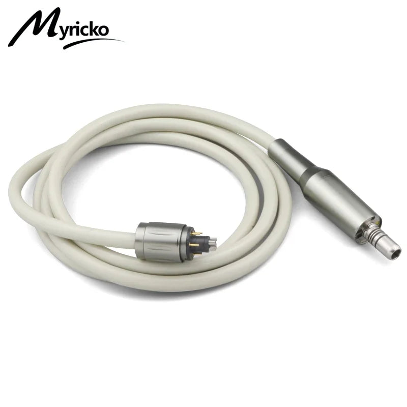 Dental Led Handpiece for Brushless Micromotor Linking Pipelines Electric Motor Internal Water Spray Compatible