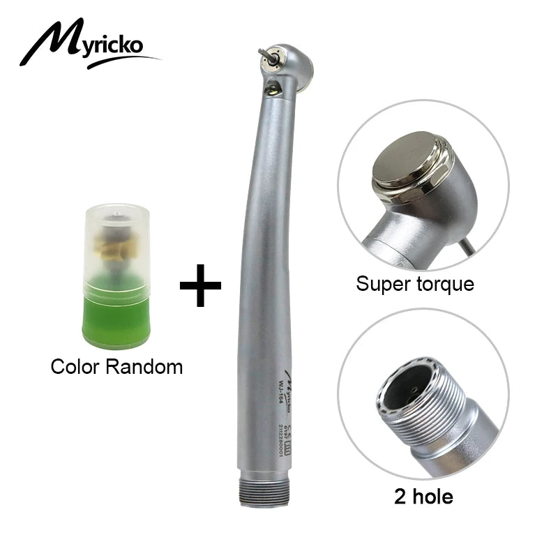 LED Dental Handpiece High Speed Push Button 3 Water Spray Light Ceramic Bearings Dentistry Tips Air Turbine High Rotation Pens