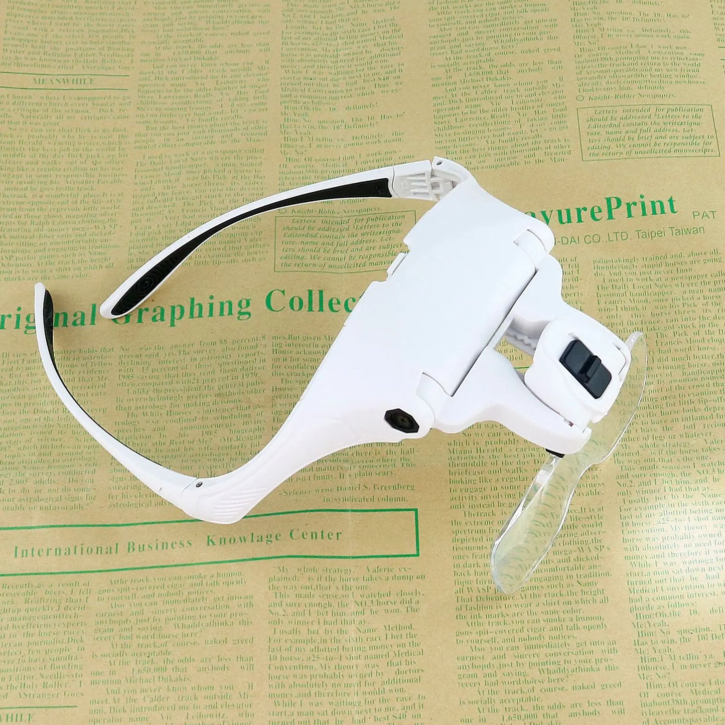 Magnifying Glasses 1.0/1.5/2.0/2.5/3.5X Headband Eye Repair Magnifier 2 LED Light Glasses Loupe Optical Lens
