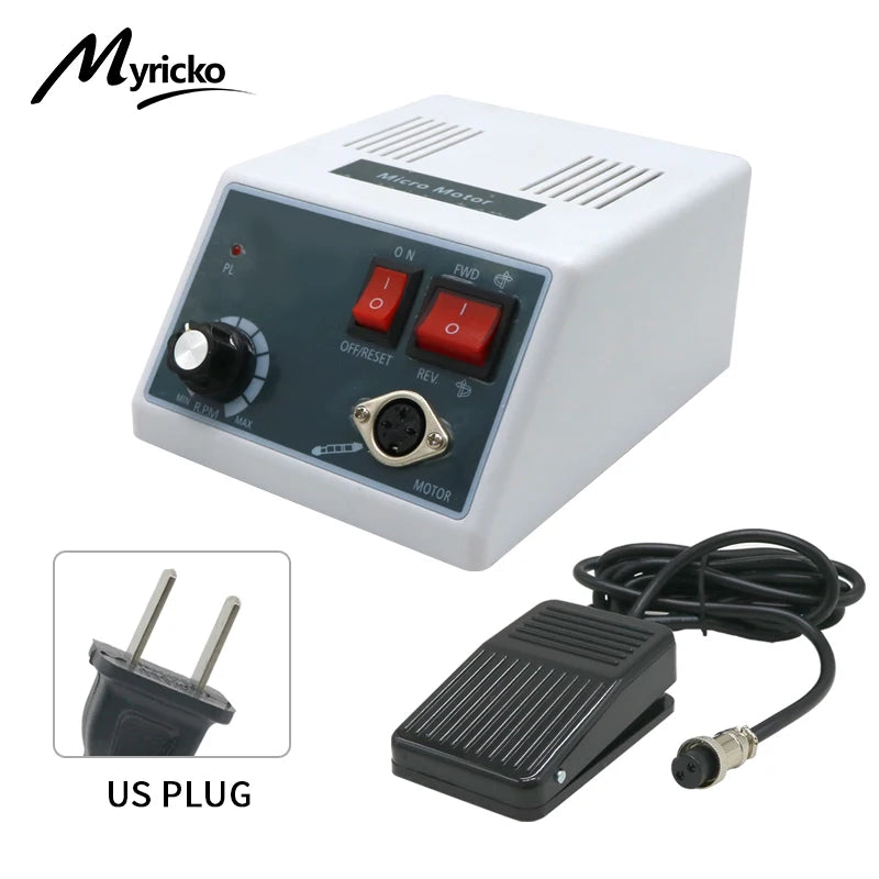 Myricko Dental Eletric Polishing Brushless Lab Motor 18/102/204  Clinic Micromotor Set Dental Tool