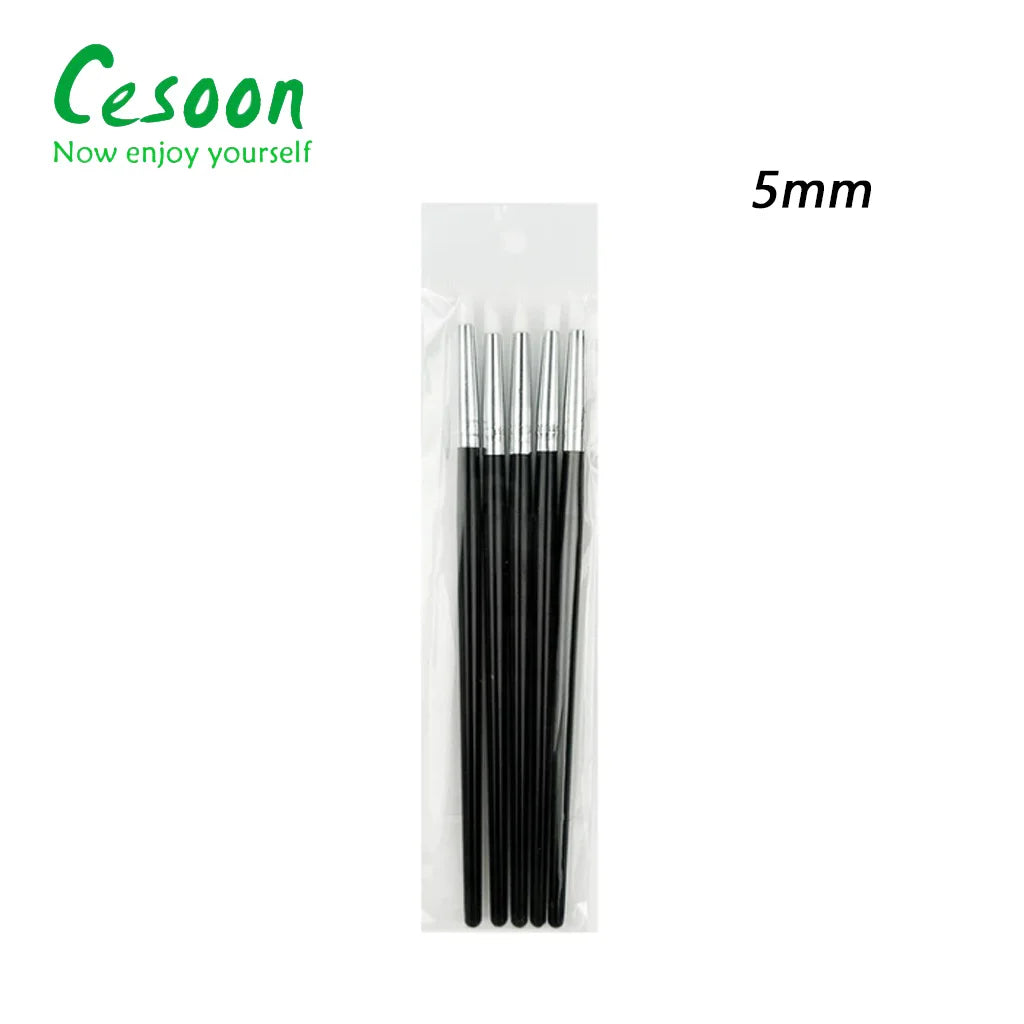 Dental Shaping Silicone Resin Brush Pens For Porcelain Teeth Tool Adhesive Composite Cement 5mm Head Soft Art Brushes Dentistry