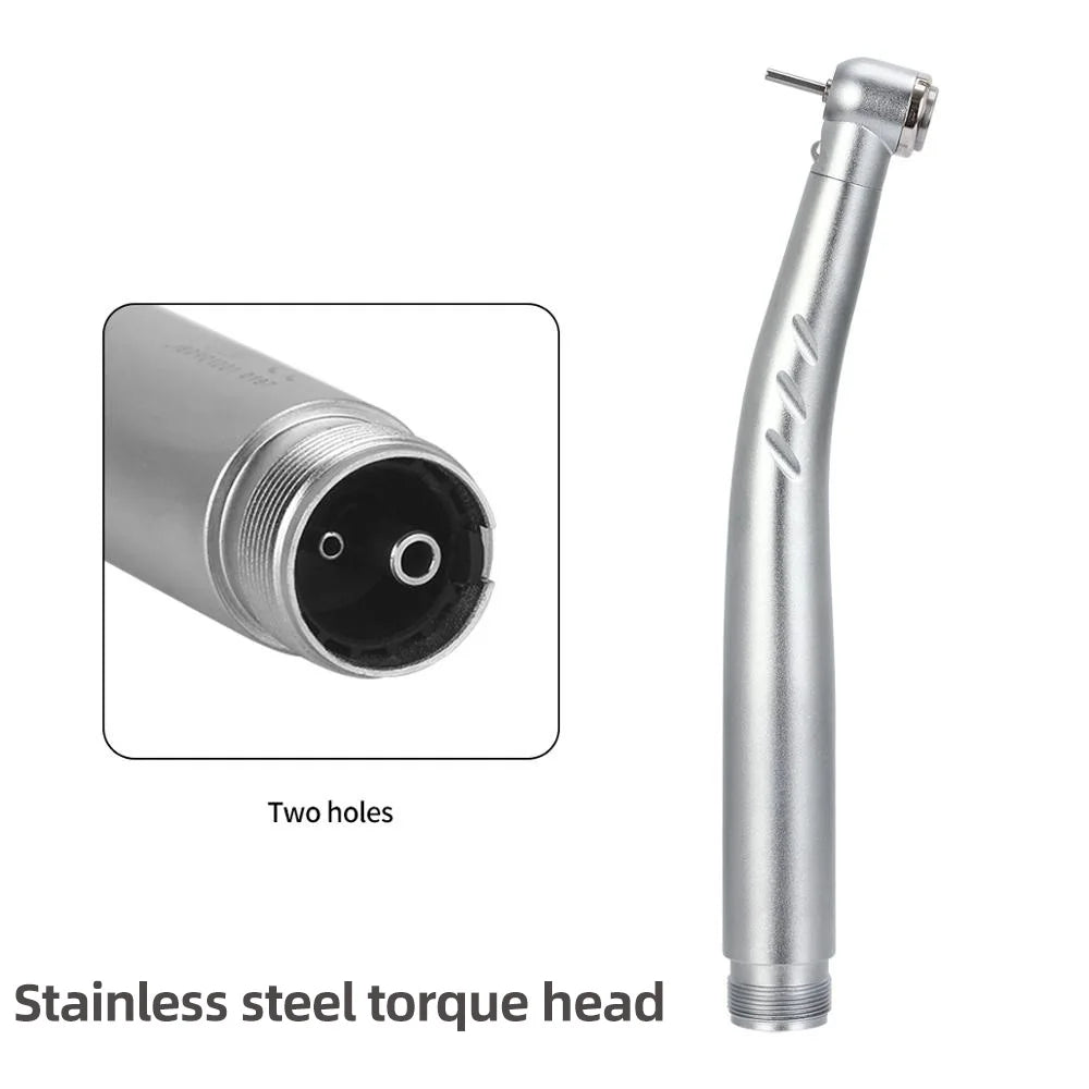 Azdent Dental LED High Speed Handpiece E-generator Integrated Standard Head Push Button 3 Water Spray JD008A-SP
