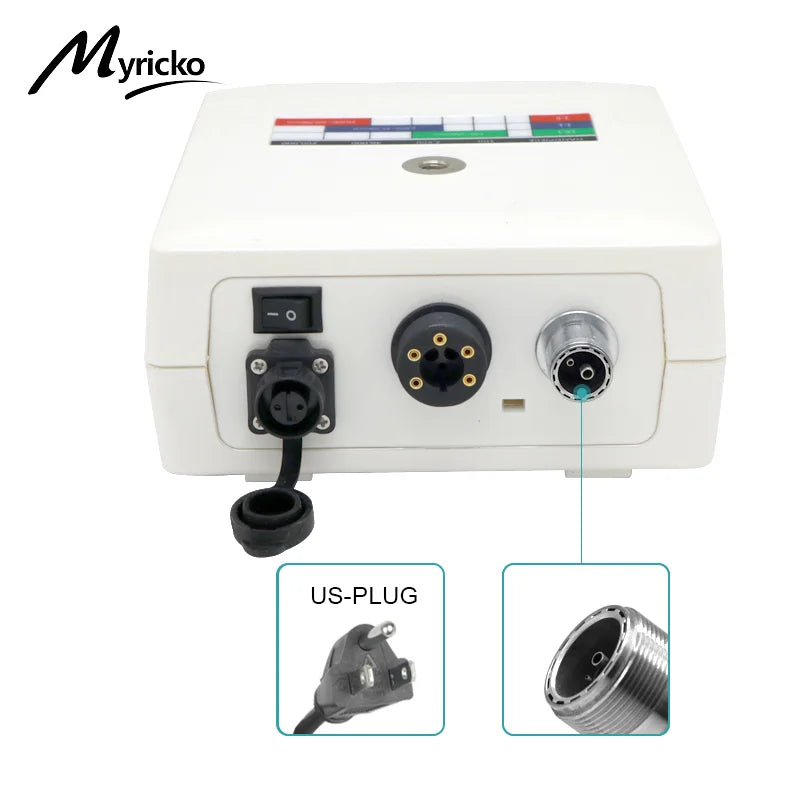 1:5/1:1 Dental Brushless Electric Motor LED Micromotor: Fiber Optic Contra Angle, Low Speed Handpiece as Dentist Lab Equipment