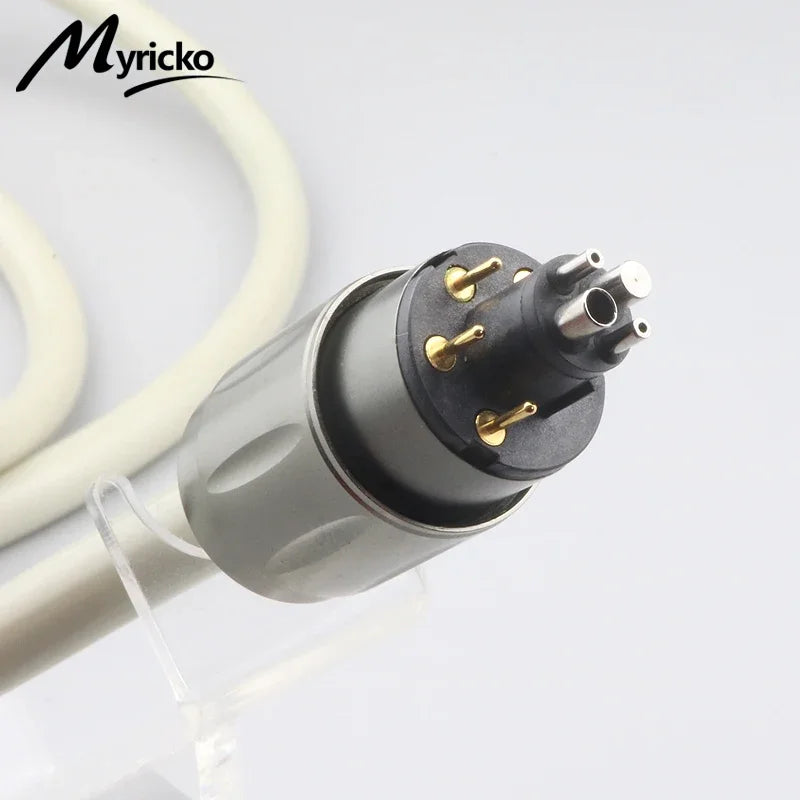 Dental Led Handpiece for Brushless Micromotor Linking Pipelines Electric Motor Internal Water Spray Compatible