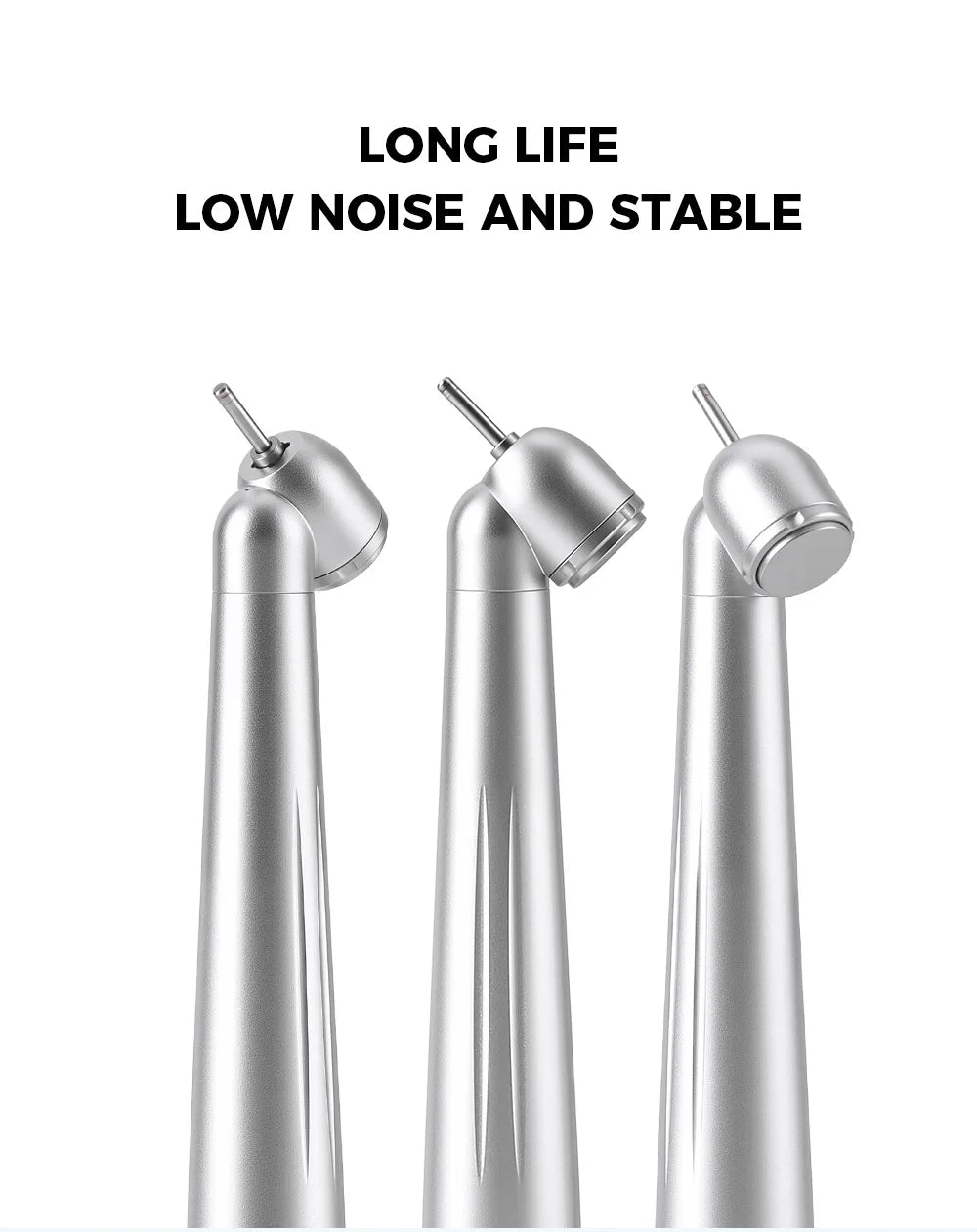 Pièce à main chirurgicale dentaire AZDENT à 45 degrés, haute vitesse, tête standard, bouton-poussoir, pulvérisation unidirectionnelle, outils pour dentistes