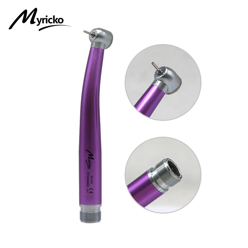 Dental Colorful High Speed Rotation Handpiece Ceramic Bearing Turbine 2/4 Holes Single Water Spray Destist Tips Dentistry Tools