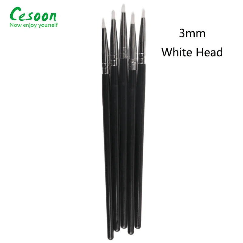 Dental Shaping Silicone Resin Brush Pens For Porcelain Teeth Tool Adhesive Composite Cement 5mm Head Soft Art Brushes Dentistry