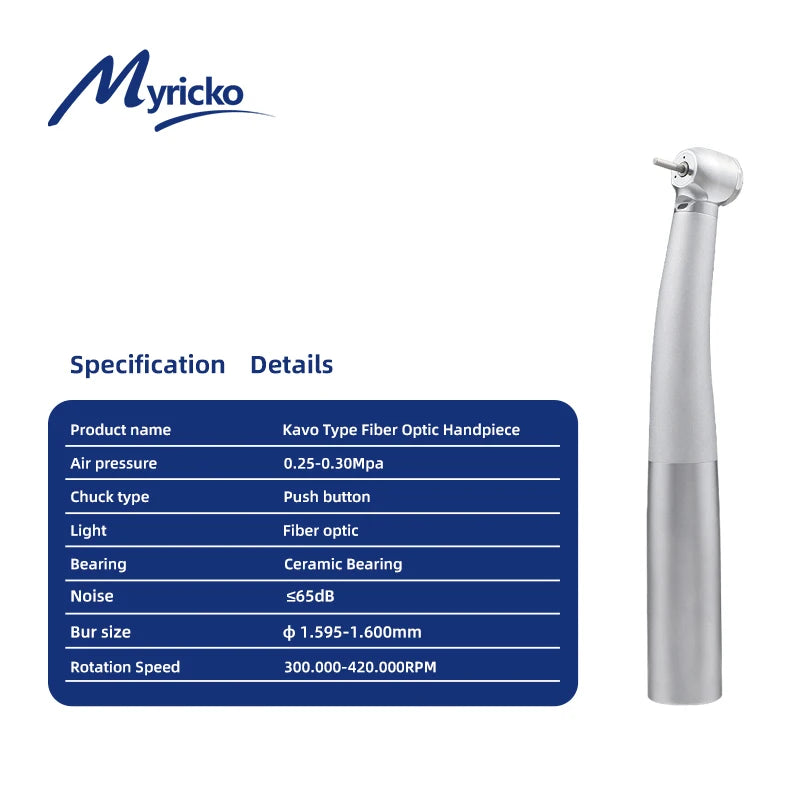 Dentist Fiber Optic LED High Speed Air Turbine Handpiec Dental Handpiece Compatible With Kavo Quick Coupling Super Powerful Tool