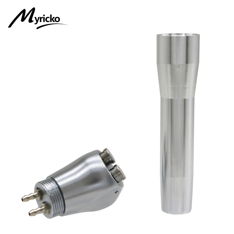 Dental Triple 3 Way Syringe Handpiece Air Water Spray  + 2 Nozzles Tips Tubes For Air Triple Syringe Dentist Cleaning Equipment