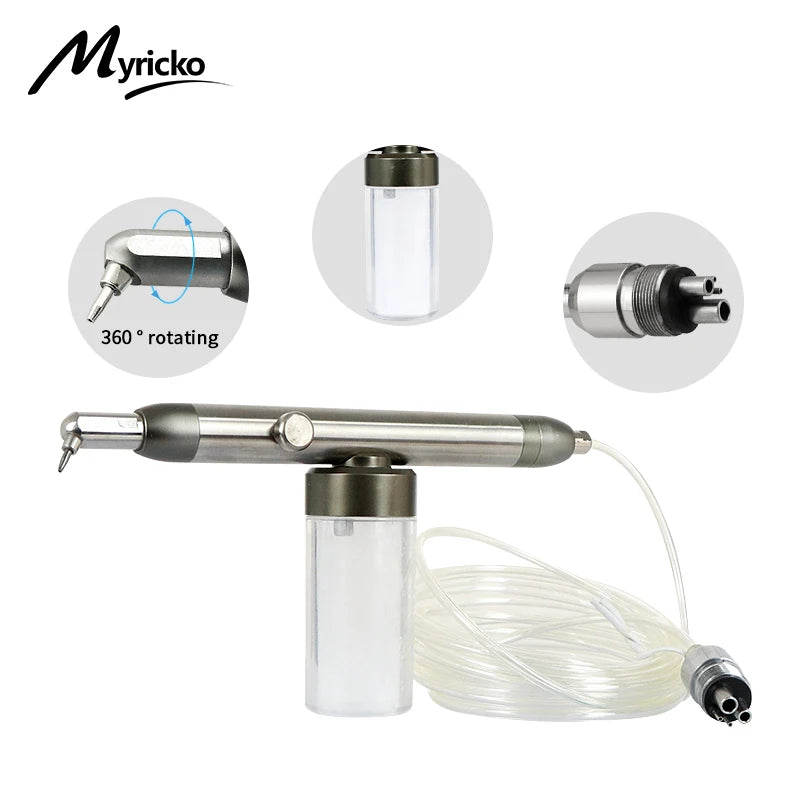 Dental Sandblaster Gun Dental Aluminumious Oxide Mirco Blaster Dental Sandblasting Air Polisher Dentisit Tool