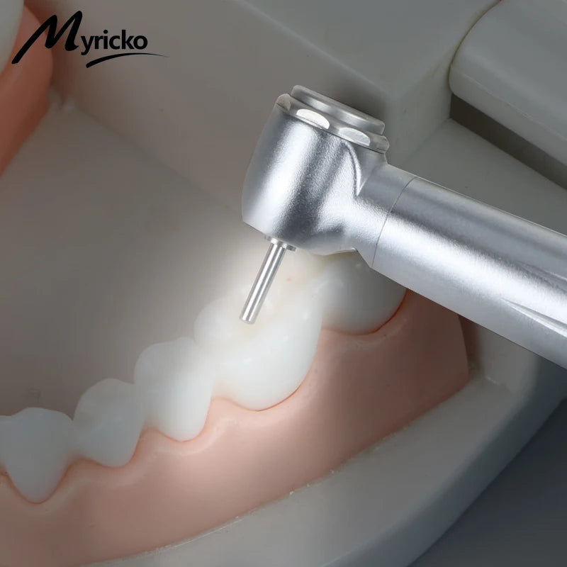 Dental High Speed Led Handpiece Push Button Tripe Water Spary Dentist High Speed Handpieces Ceramic Bearing Turbine B2/M4