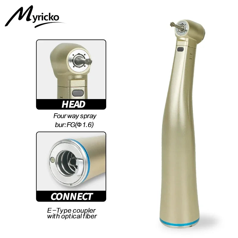 1:5/1:1 Dental Brushless Electric Motor LED Micromotor: Fiber Optic Contra Angle, Low Speed Handpiece as Dentist Lab Equipment