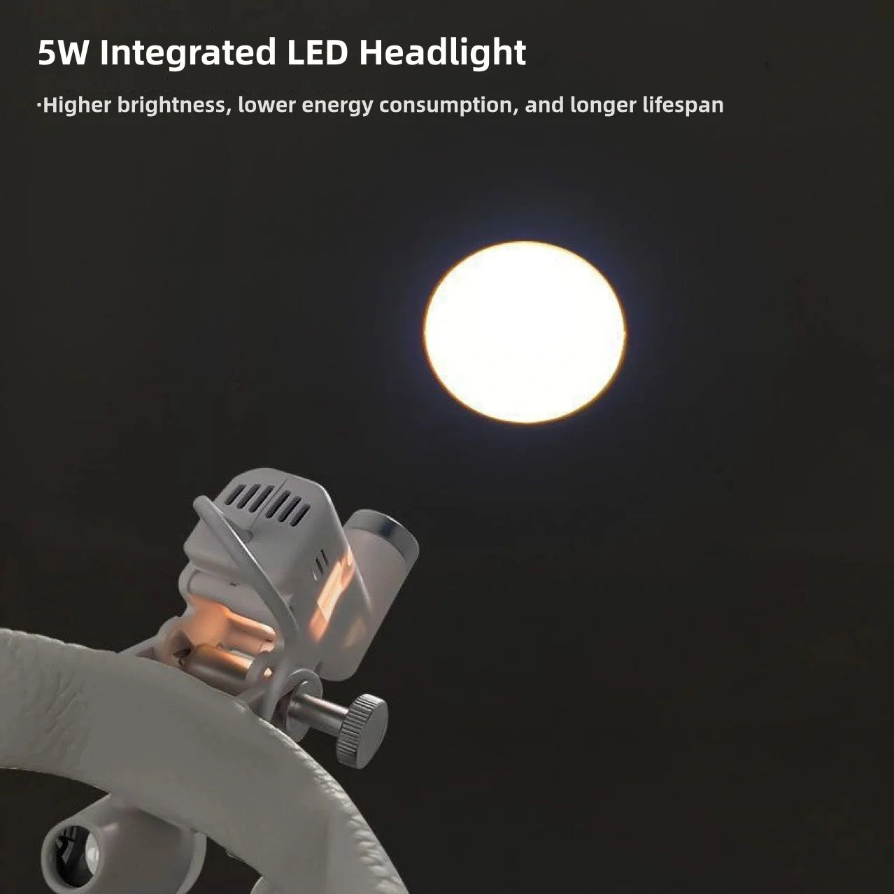 Dental Led Light Surgical Magnifier With Headlight Surgeon Operation Medical Headlamp Clinical Dental Loupes 5W Cold LED Light